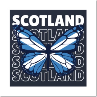 I Love Scotland // Scottish Flag // Scottish Pride Posters and Art